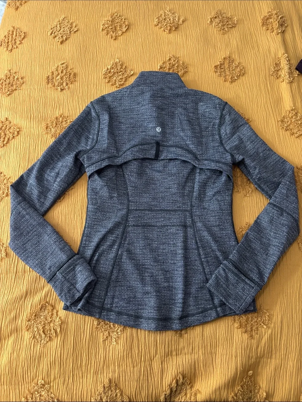 lululemon athletica Heathered Charcoal Zip-Up Utility Jacket